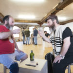 Dermot Canavan (Lazar Wolf), Andy Nyman (Teyve) credit – Johan Persson