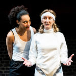 Tessie Orange-Turner and Sophie Shad in Games By Henry Naylor 4 photo by Lidia Crisafulli