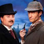 Philip Mansfield (Dr Watson) and Stephen Chance (Sherlock Holmes). Photo by Alastair Hilton