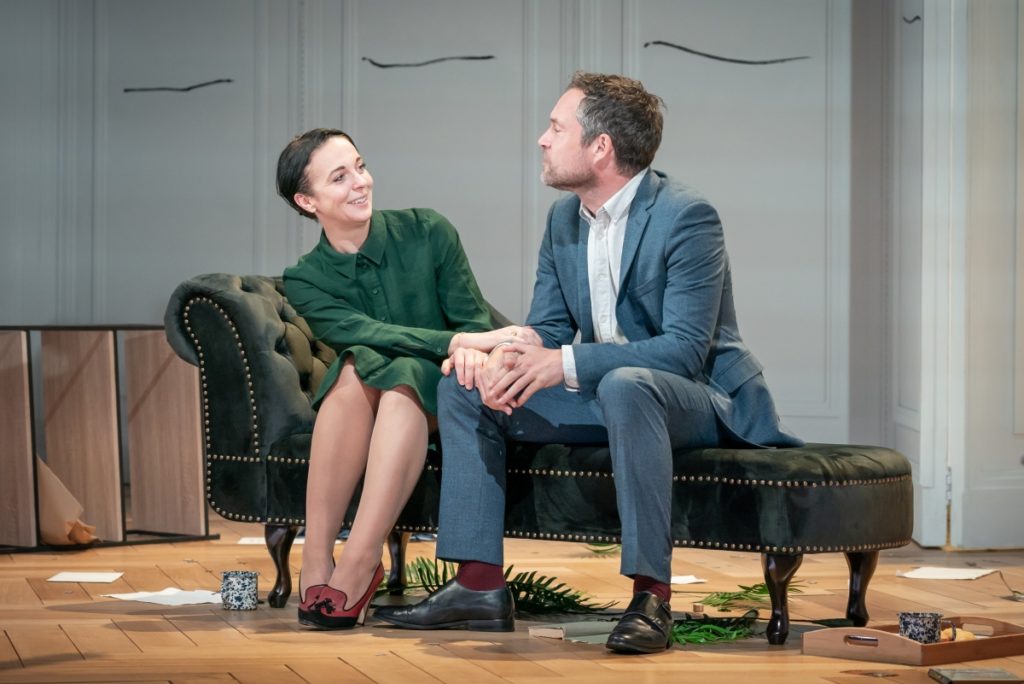 Amanda Abbington (Anne), John Light (Pierre). Credit Marc Brenner