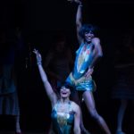 Showgirl Dora (Melissa James) and Showgirl Nora (Omari Douglas) in Wise Children at The Old Vic. Photo by Steve Tanner (2)