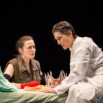 Clare Dunne and Harriet Walter in Henry IV Donmar Warehouse. Photo Credit Helen Maybanks