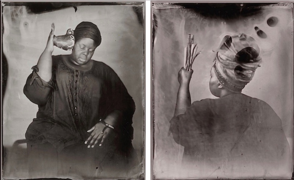 Image credit: Andichurai, 2017, Khadija Saye, From the series: Dwelling: in this space we breathe, Wet plate collodion tintype on metal, 250 x 200 mm, Image courtesy of the Estate of Khadija Saye