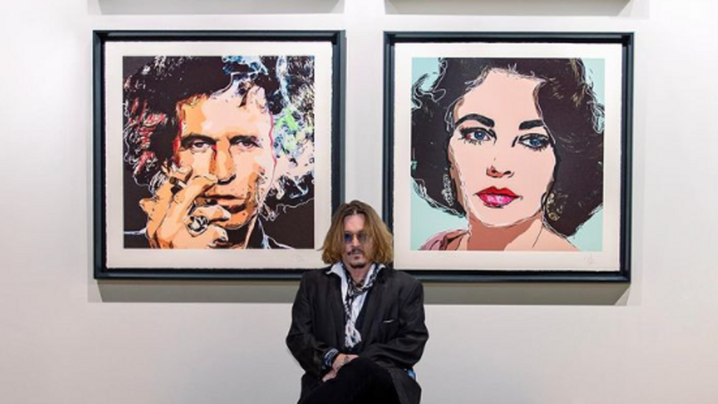 Johnny Depps Debut Art Collection Makes £3m Within Hours The Artiscape