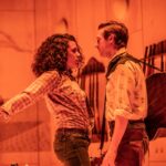Anoushka Lucas (Laurey Williams) and Arthur Darvill (Curly McLain) in Oklahoma! Photo by Marc Brenner