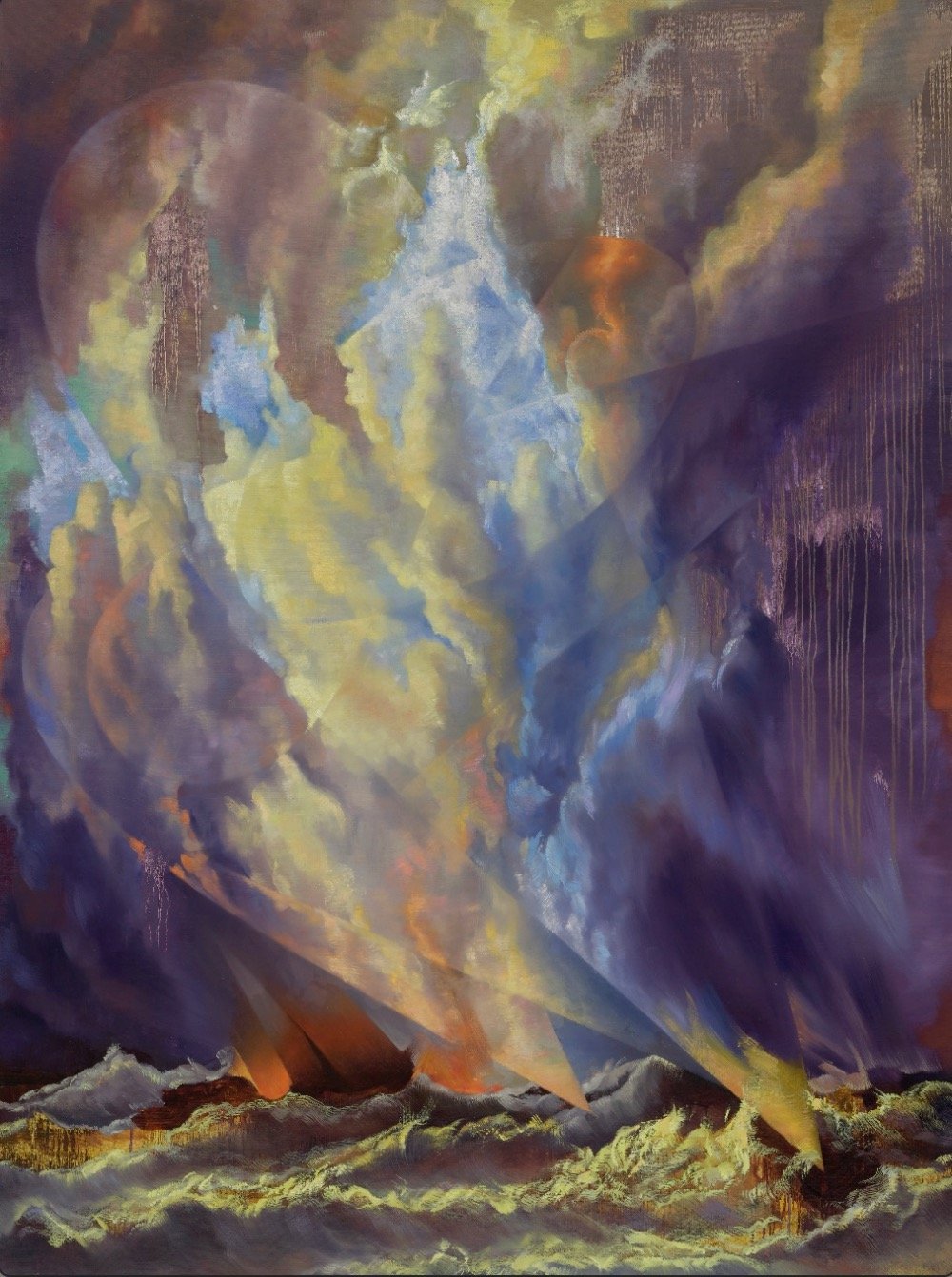 Kreyn, A Lilac Storm Walks on Water