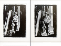 The lens that captured the pop revolution William John Kennedy, Andy Warhol with the Marilyn Acetate (1964), Chromogenic Print. Courtesy of The Warhol Kennedy Residence.